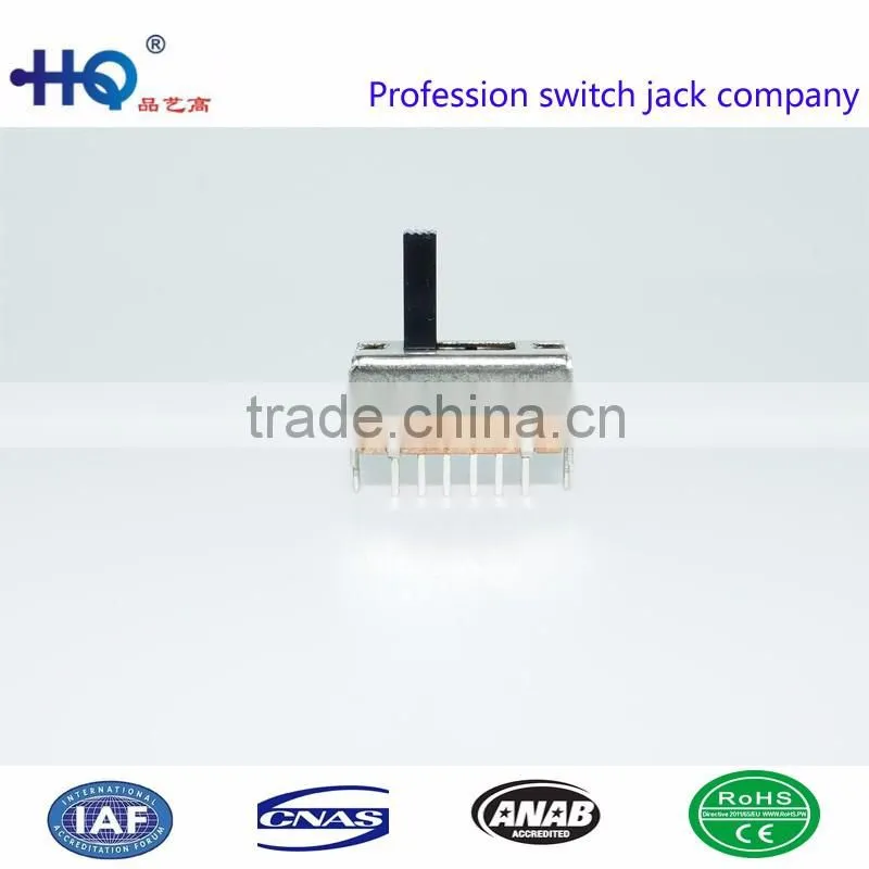 competitive price vertical slide switches, 4 position slide switches, SS-24D03