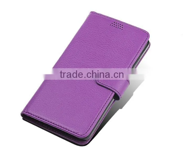 Luxury Litchi Grain Case for NOKIA 650 PU Leather Wallet Cover with Card Holder Stand Case TB-0096