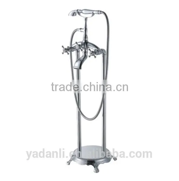 Hot sale traditional style double hanlde floor standing tub faucet Y009A1
