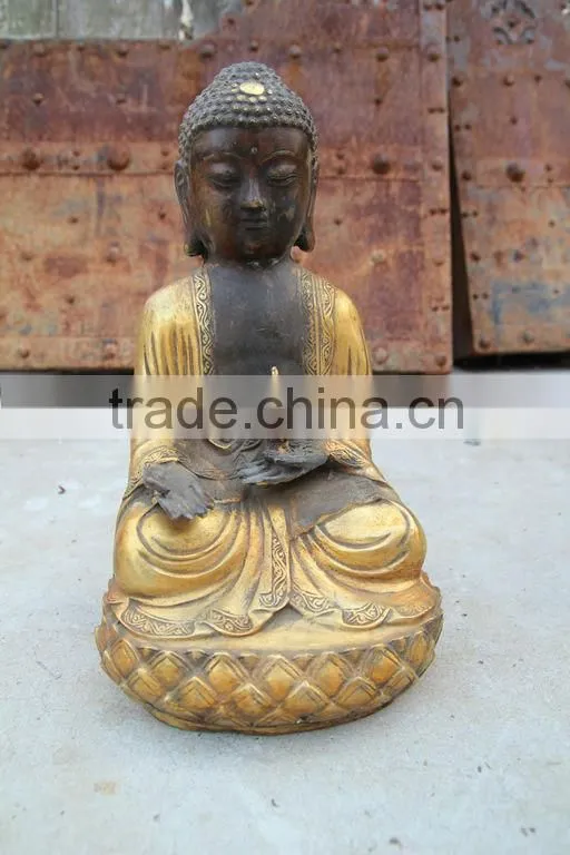 old bronze buddha
