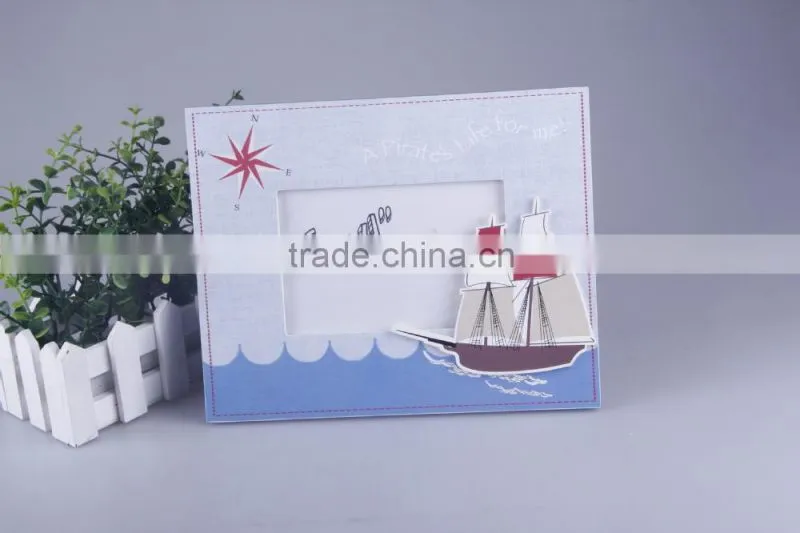 2014 Hot Sale 4*6 Pirate MDF Photo Frame With 3D Effect