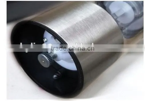 Stainless Steel electric Salt & Pepper grinder with light