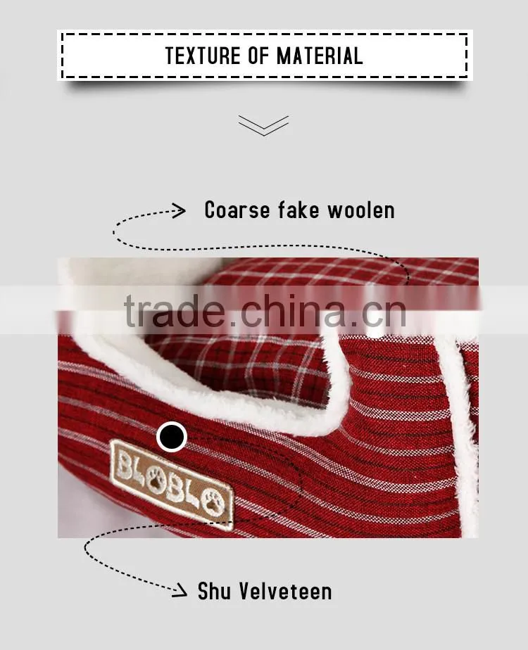 Red soft and warm pet dog bed with high quality and reasonable price