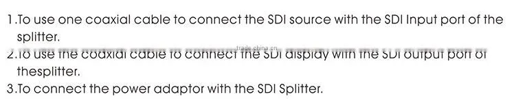 1x2 HD-SDI/SDI distribution amplifier/repeater
