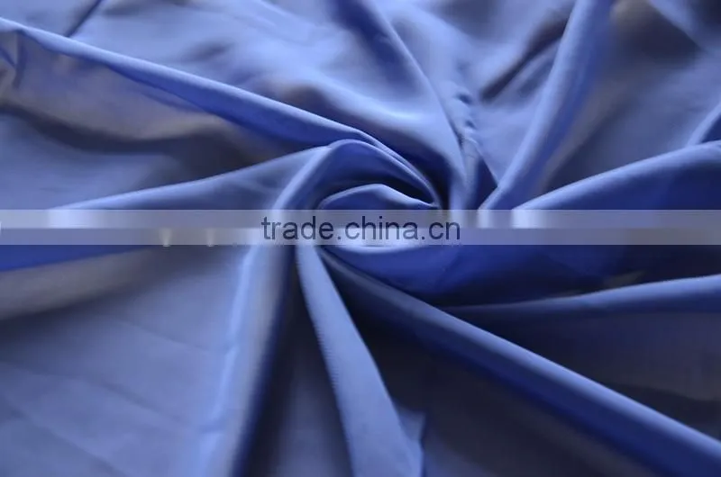 thick poly chiffon fabric ladies garment