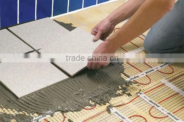 Single Cable Conductor Bathroom Heating Underground Heater Heated Mat with 220v Thermostat