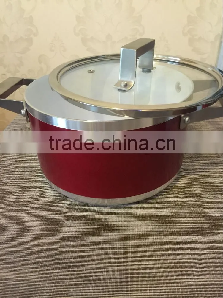 Best Seling Quality Stainless Steel Handle Cooking Pots