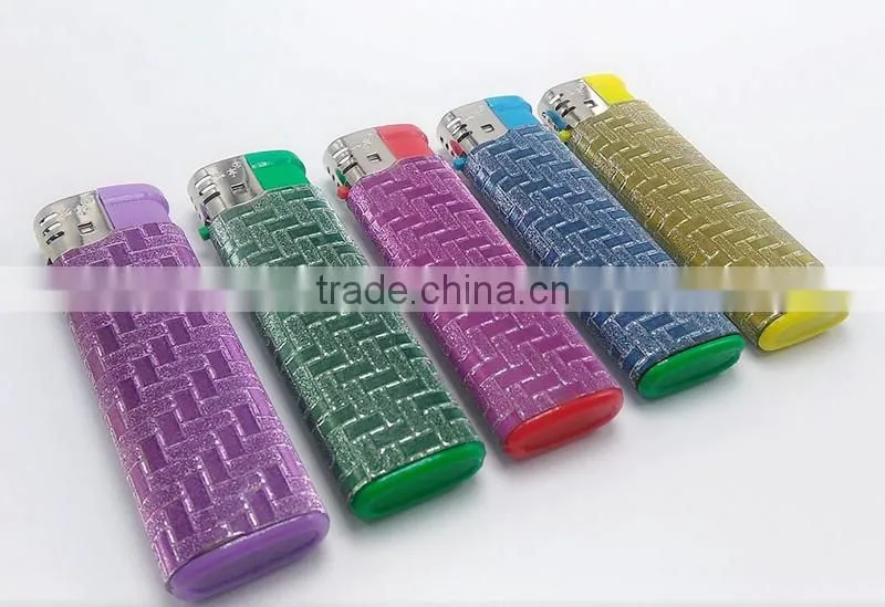 Good quality colored customized paper cricket lighter
