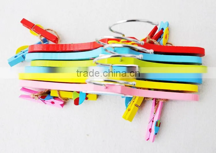 J208 child wholesale wood clothes hanger factory