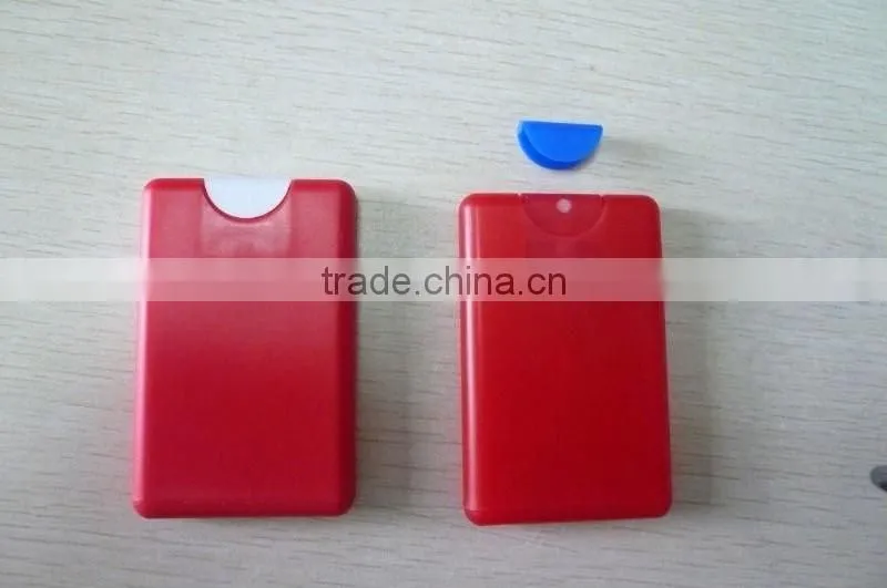 10ml/12ml/15mmll/20ml square card sprayer bottle for perfume, toner, hand sanitizer, liquid gum, antibacterial spray