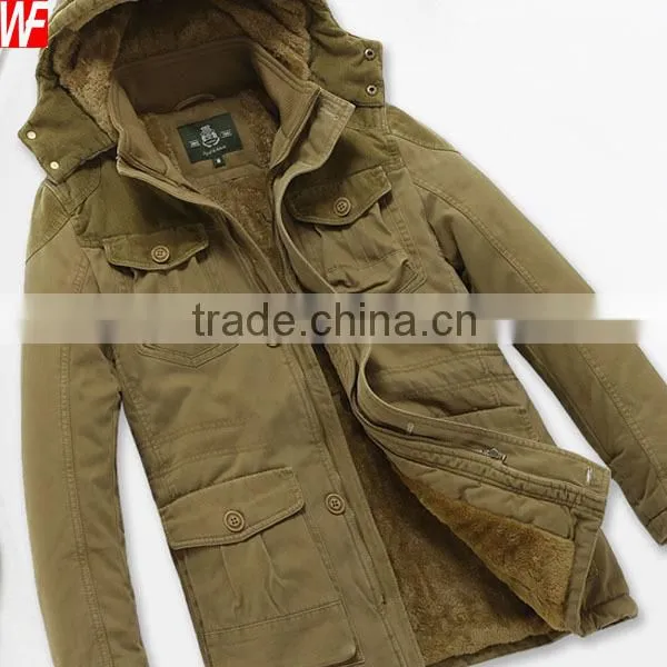 High Quality mens winter jacket coat Casual Cotton-padded mens coat