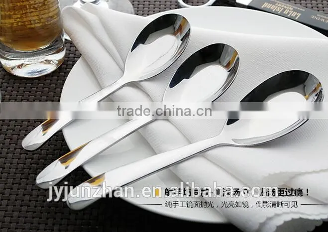 Stainless Steel thailand spoon made by Jieyang Junzhan factory -- high mirror polish