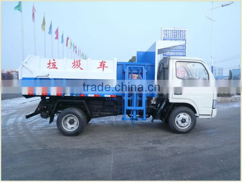 Dongfeng hanging bucket garbage truck