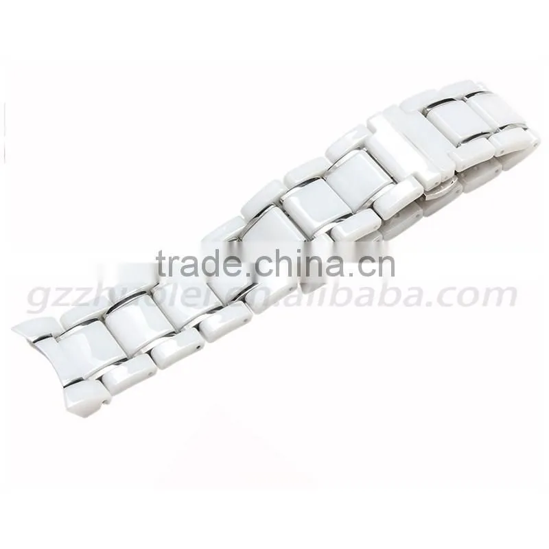 Classic Buckle ceramic Watchband 24mm watch bracelet