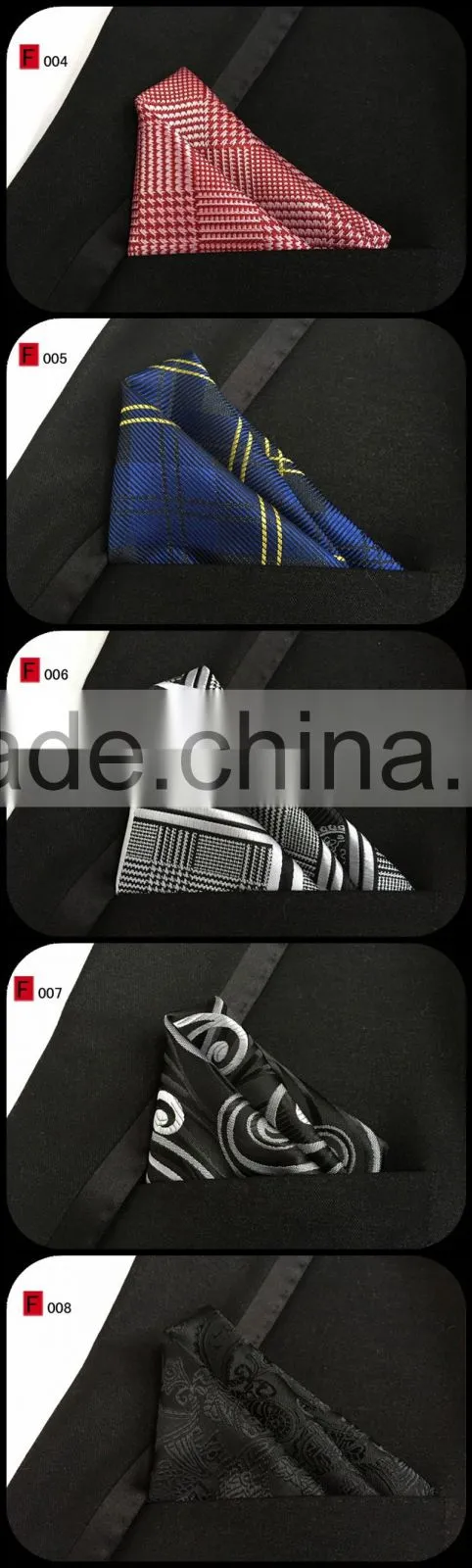 Nice pattern multi style silk Handkerchief custom logo