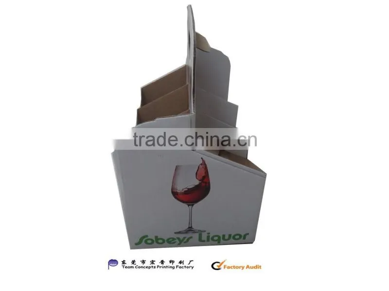 Made in Dongguan six bottles beer packaging box