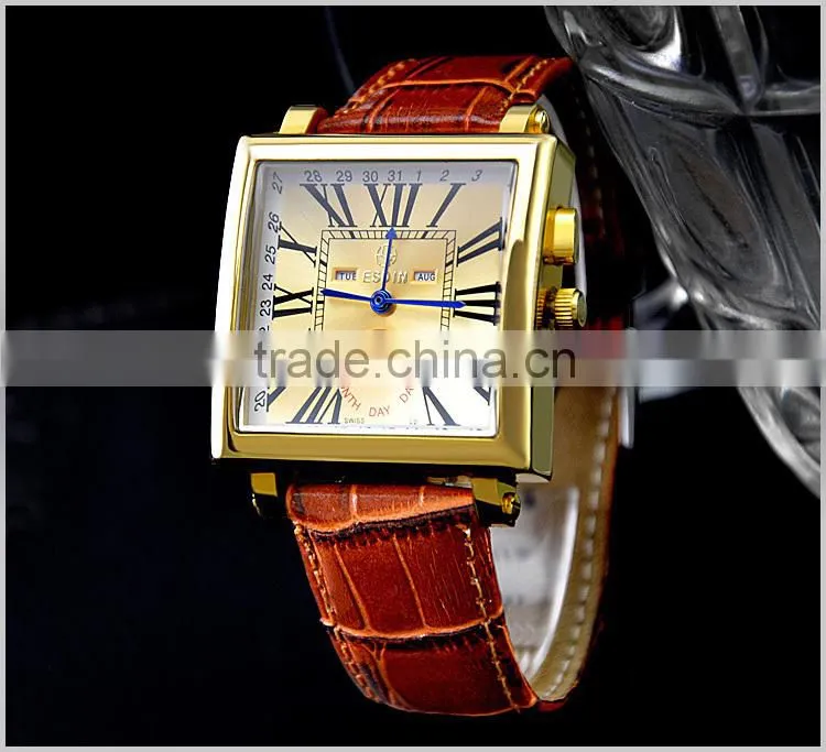 New Products Men Wrist Watch Wholesale china watch thin quartz stainless steel back watch