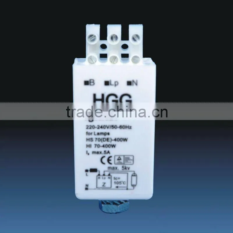 Electric ignitor for 400w HPS lamp with cheap price plastic Body