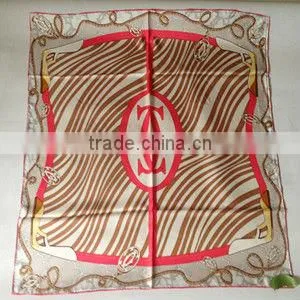 wholesale scarves best seller square twill silk scarf 90x90
