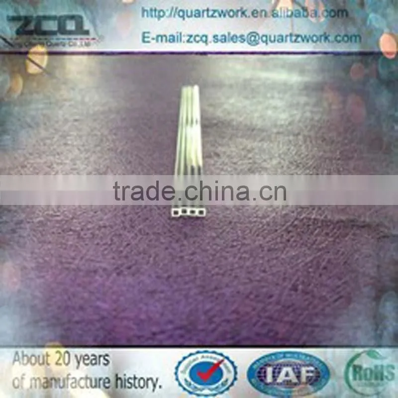 High quality square capillary fused quartz glass tube for sale