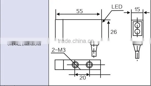 G54 Series 10-30VDC/90-250VAC NPN/PNP/2 Wires with NO/NC/NO+NC output Infrared capacitance Photoelectric Sensor Switches