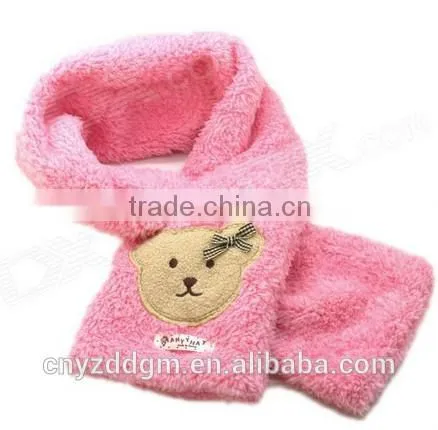 2015 latest plain white cotton scarf /Women's Plush Scarves/baby plush scarf