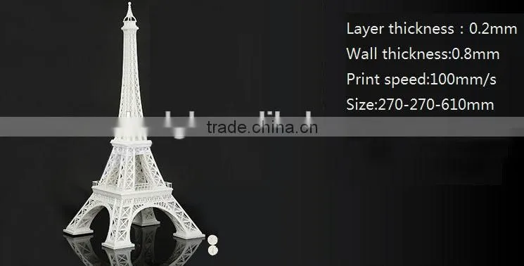 Best desktop Assembled 3D printer for professional user, ready to use with LCD ,0.1 mm solution, big size can be printed cura