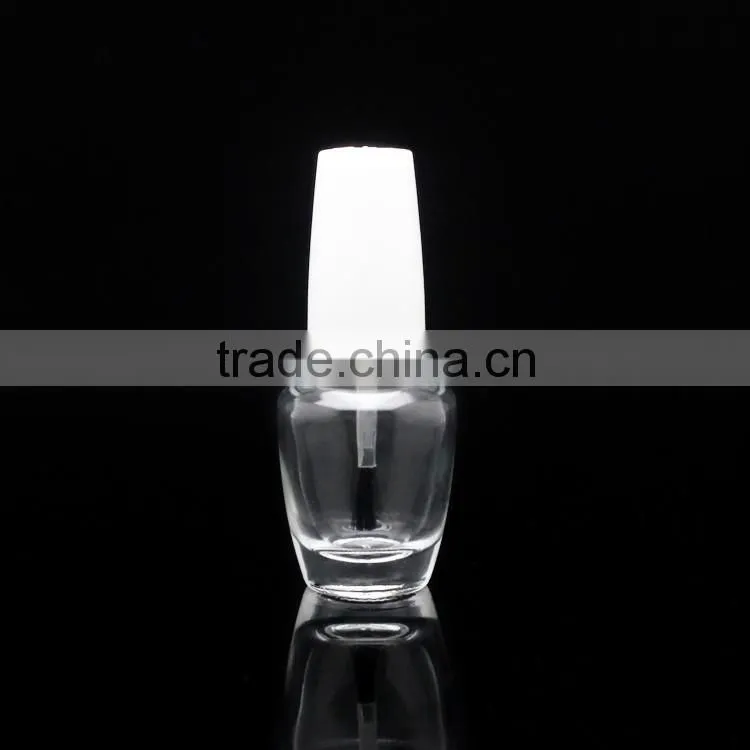 15ml small nail polish glass packing clear nail polish bottle
