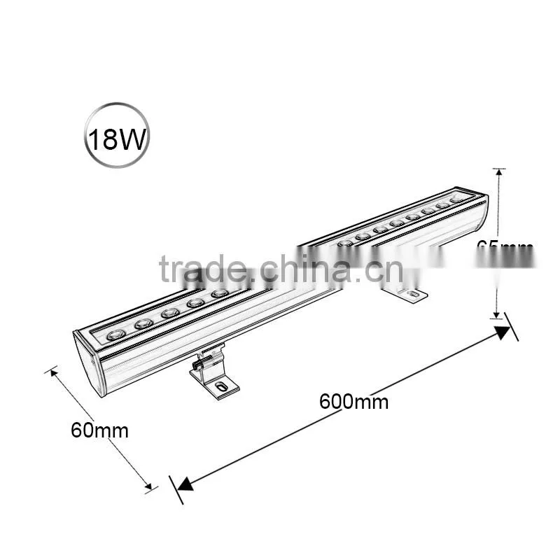 18W RGB Outdoor LED Wall Washer, Wall Wahser Outdoor, Outdoor led lights Wall Washer