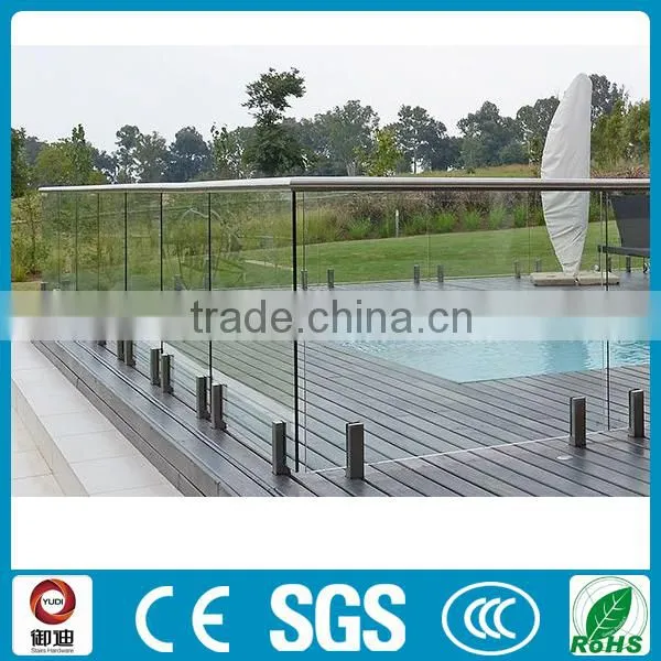 Stainless steel 316 outdoor pool fence glass spigot Chinese manufacture-YUDI