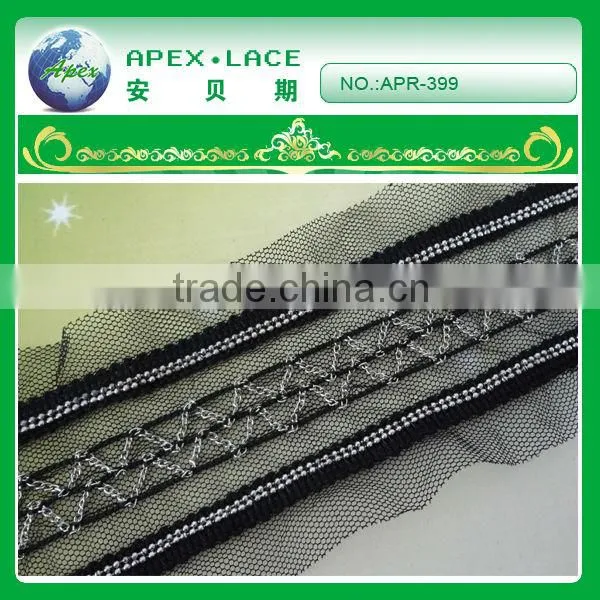 net tape with chain for garment
