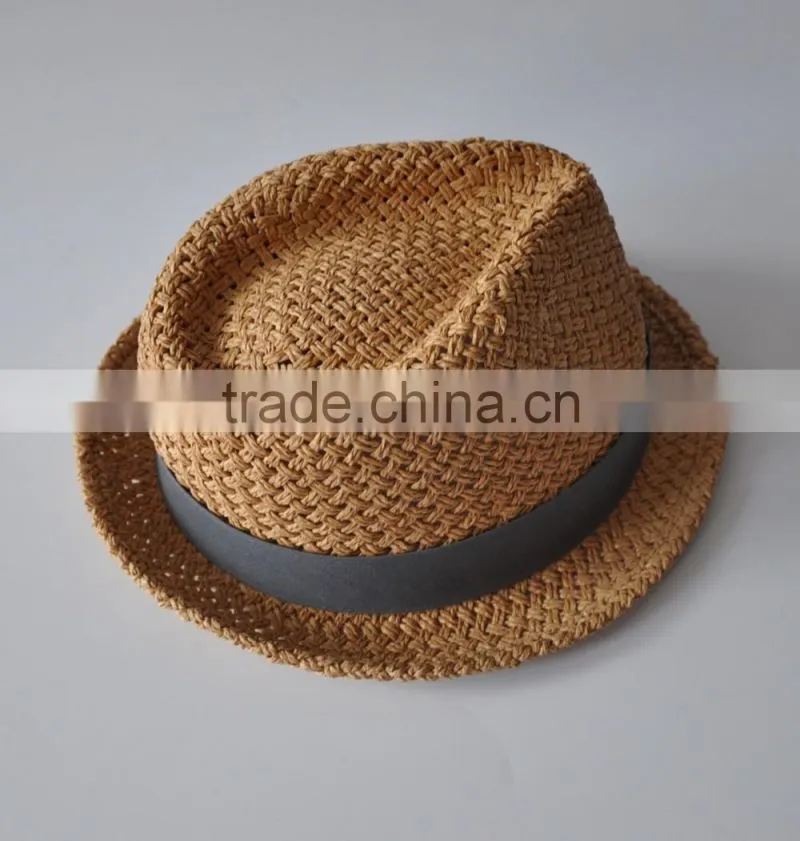 New arrival plain color wholesale hat straw