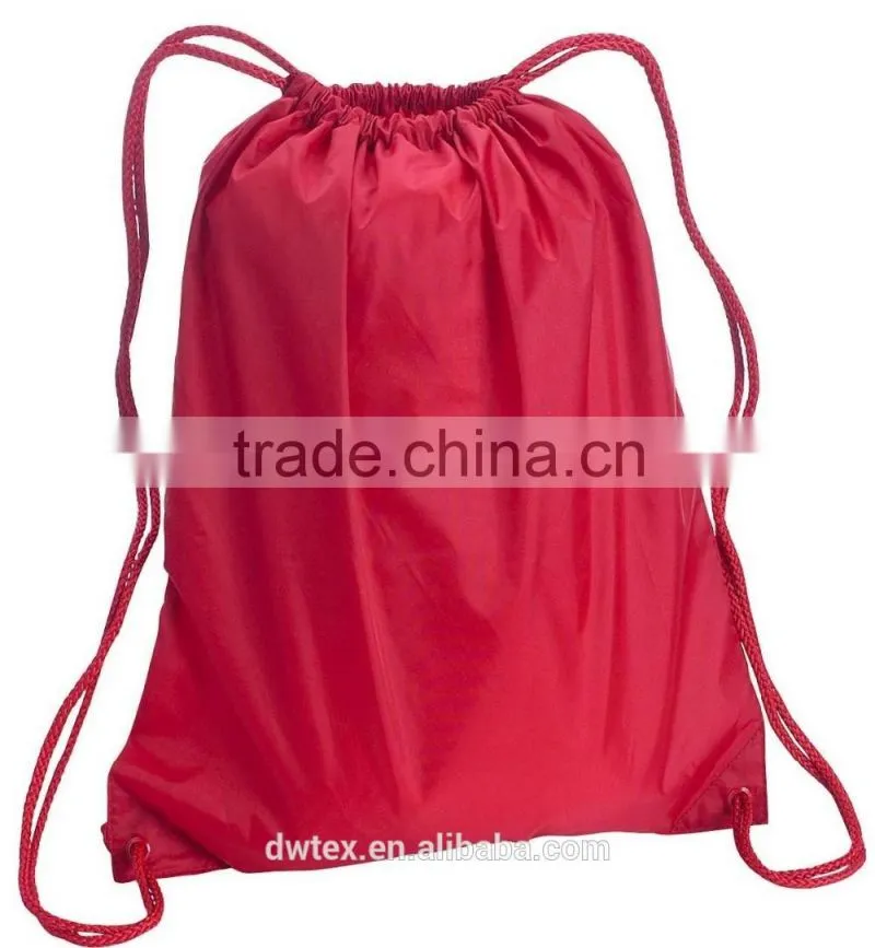 Liberty Bags Large Nylon Drawstring Backpack Shopping Gym Bag Portable