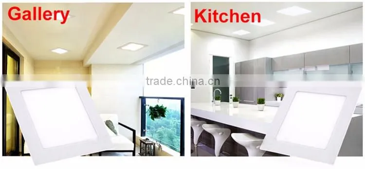 Free Shipping China SMD Slim Downlight Lamp 300x300mm Ultra Thin Ceiling Recessed Dimmable Square LED Panel Light For Office