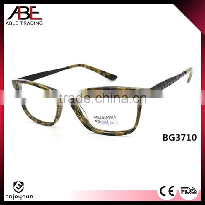 2016 unisex high quality handmade acetate eyeglasses optical frames optics spectacle FDA