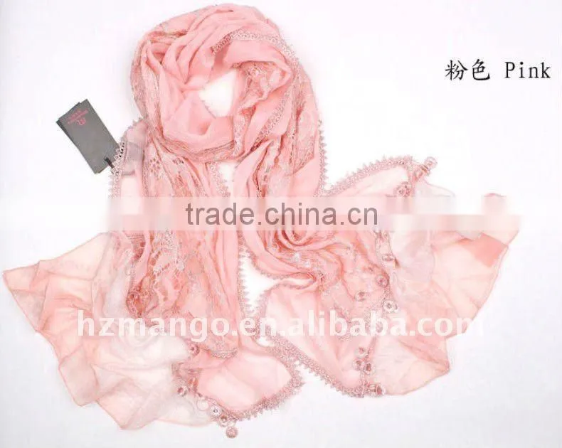 2016 latest silk fashion long scarf