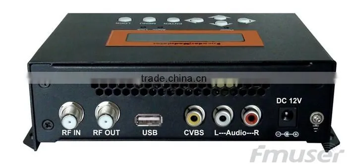 FUTV4622A DVB-T MPEG-4 AVC/H.264 SD Encoder Modulator (Tuner,CVBS/RCA in; RF out) with USB Upgrade for Home Use