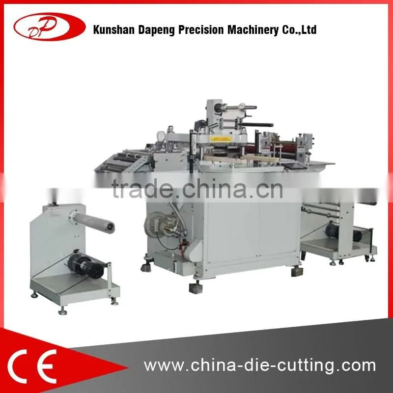 High Speed 300 Cuts Per Minute Paper Label Automatic Punching Die Cutting Machine Release Liner Rewind / Discharge Waste 320mm