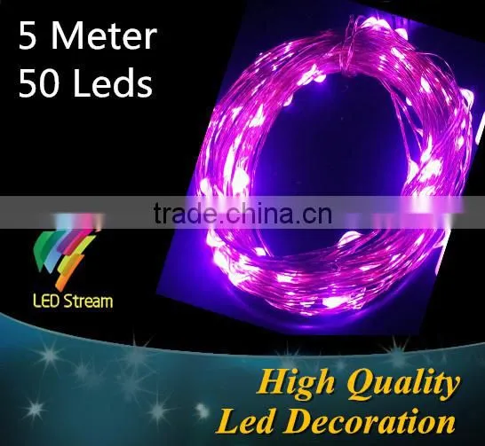 5M 50 leds Green starry string lights