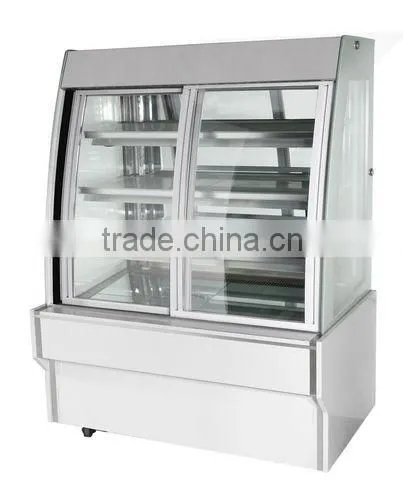 Portable galss cooler cake counter top cooler