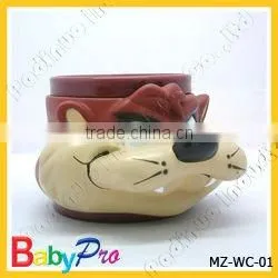 2015 Promotional Hot Design Animal Shape Cartoon Cup