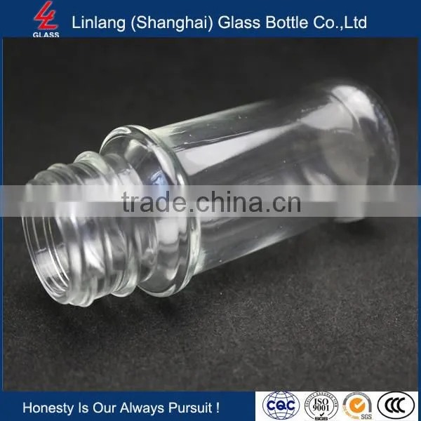 Sauce use and screw cap glass spice jar