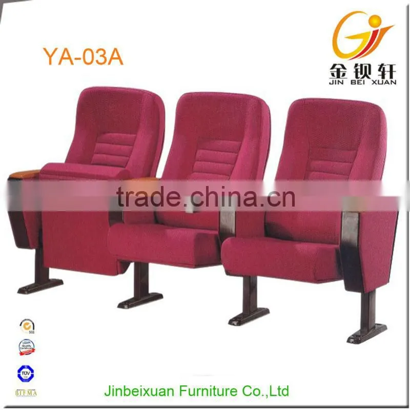 Contemporary chair style home theatre chair with writing pad