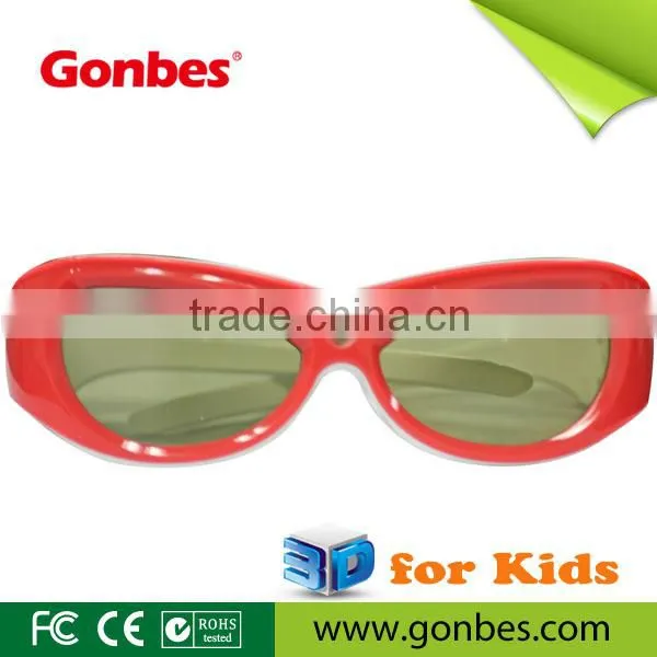Pretty kids glasses for 3d tv