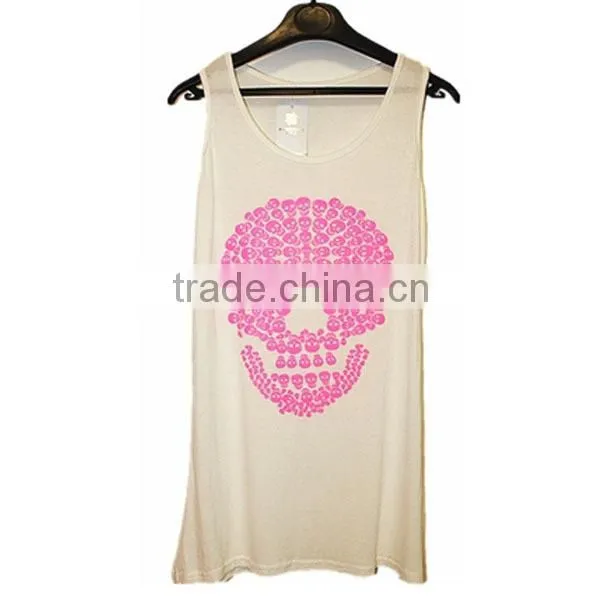 Bestseller ! 2014 Hot Sale Custom Loose Lady New Design Fashion Top (lyt-040008)