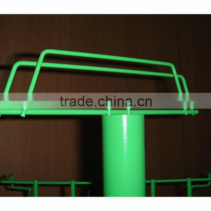 qualified metal revolving floor card stand from china