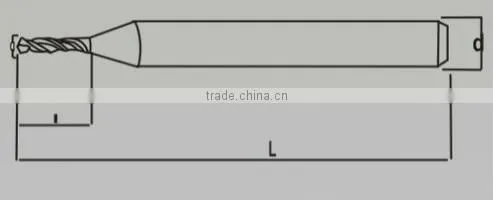 JR129 0.05mm/3.2mm micro carbide pcb drill bits