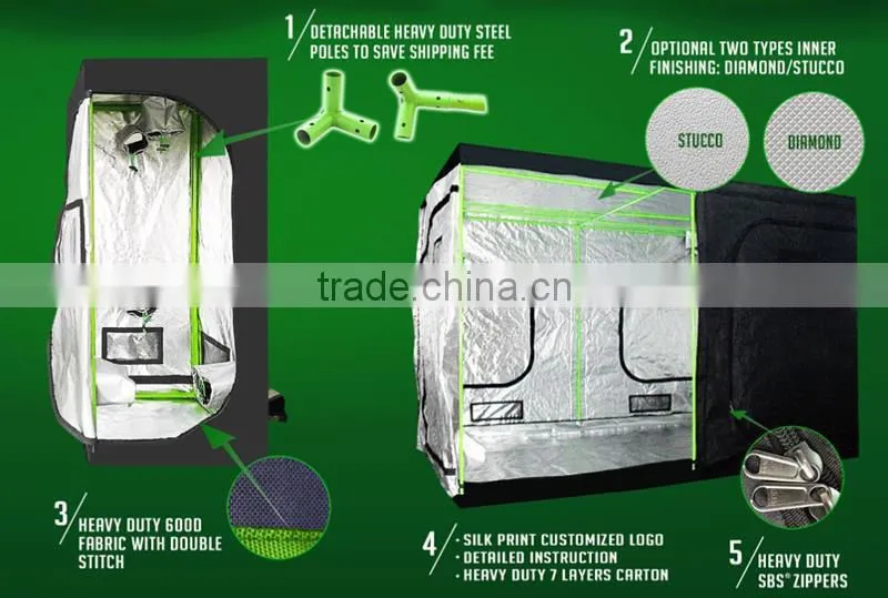 Factory Direct Supply Indoor Hydroponics Customizable Small Size Mini Grow Tent