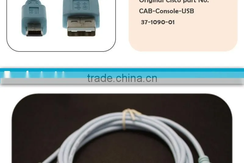 6FT CAB-Console-USB Cisco Blue USB Console Cable