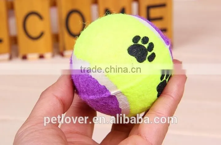 custom pet tennis balls for hot wholesale
